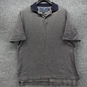 POLO SPORT Ralph Lauren Mens Striped Polo Shirt Size L Short Sleeve Cotton